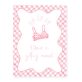 Lingerie Shower Sign