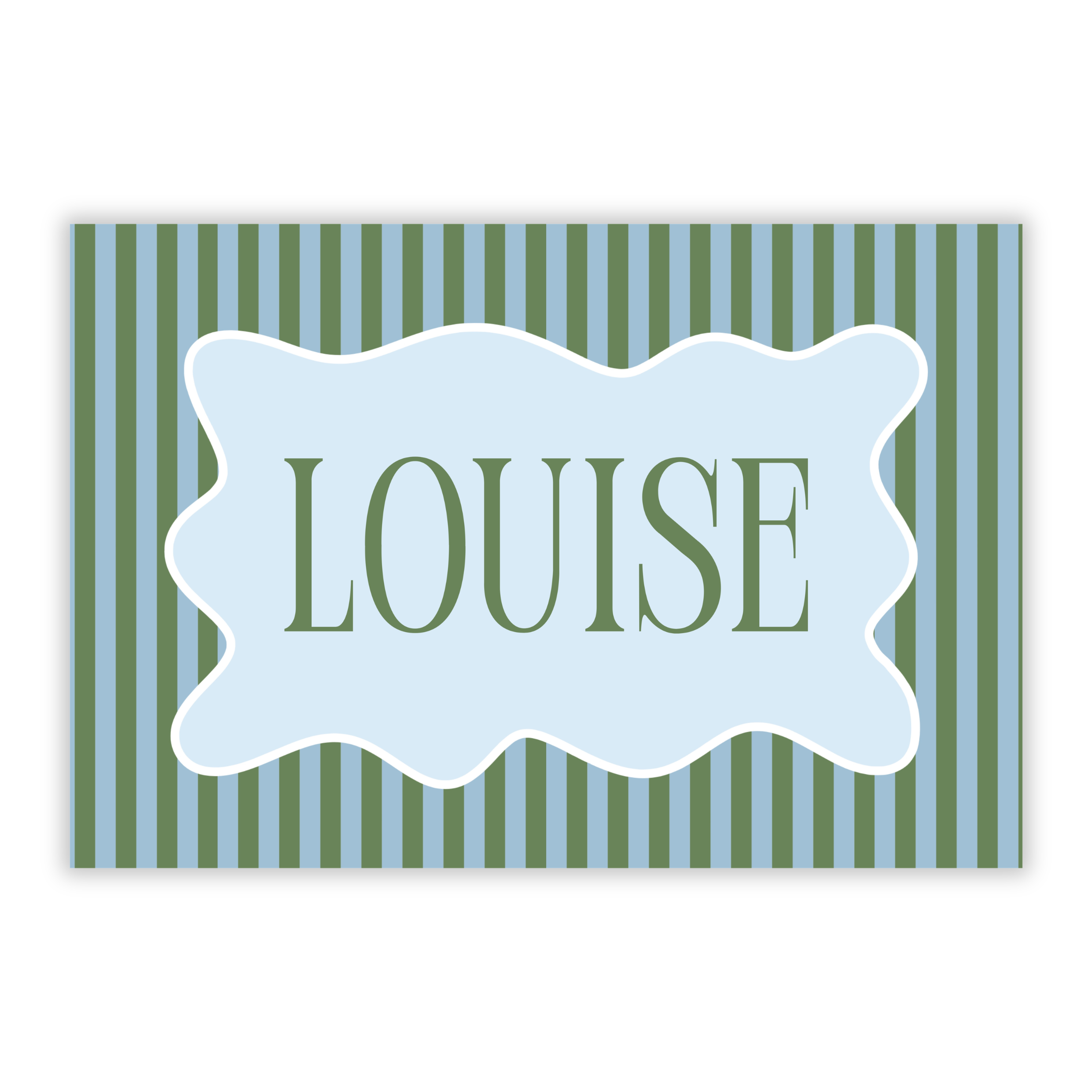 Green Meets Blue Placemat