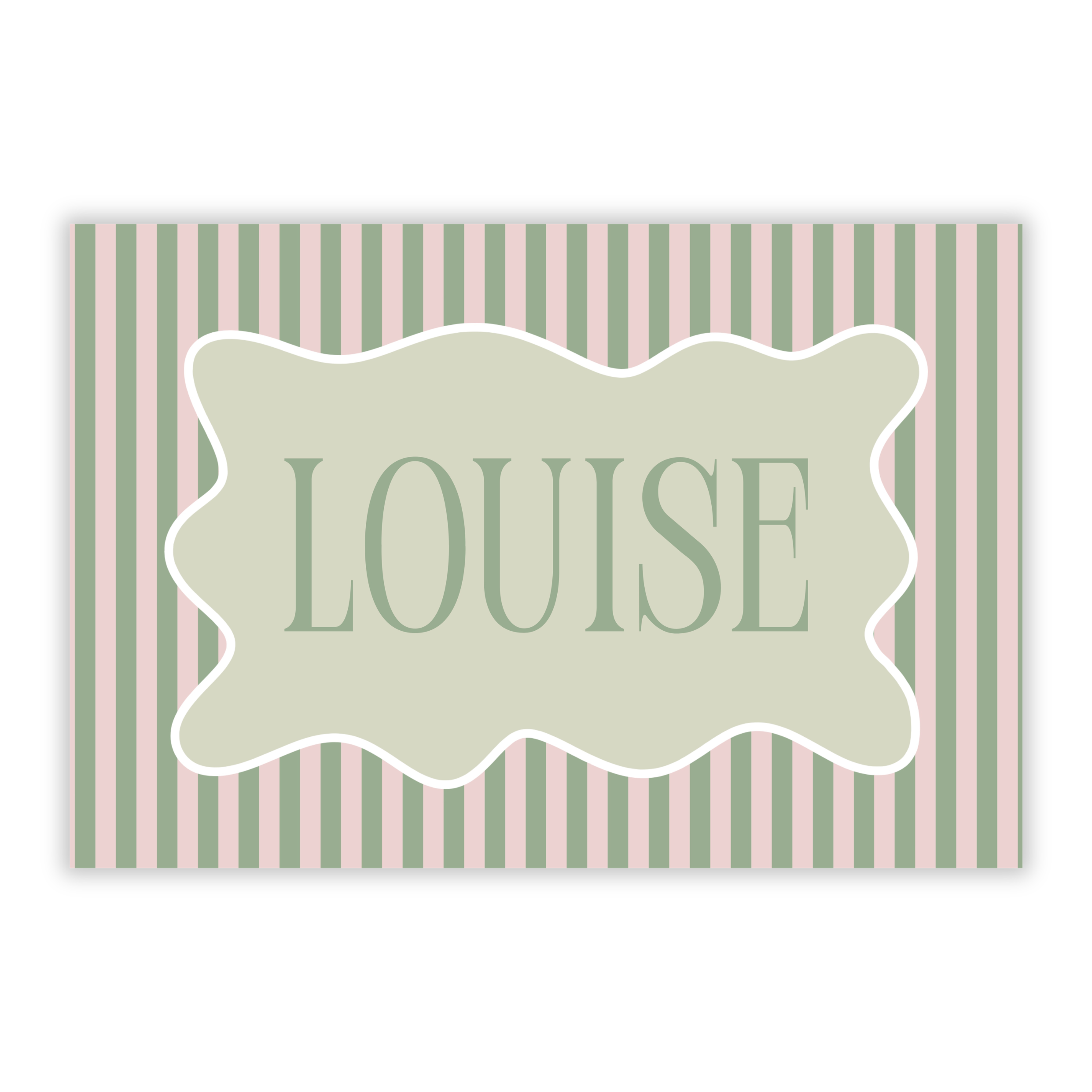 Pink Meets Green Placemat