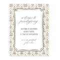Fall Blockprint Party Sign / Poster
