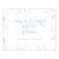 Pastel Learning Fun School Sign