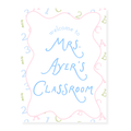 Pastel Learning Fun Teacher Classroom Poster