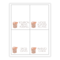 Bourbon Buffet Labels / Placecards