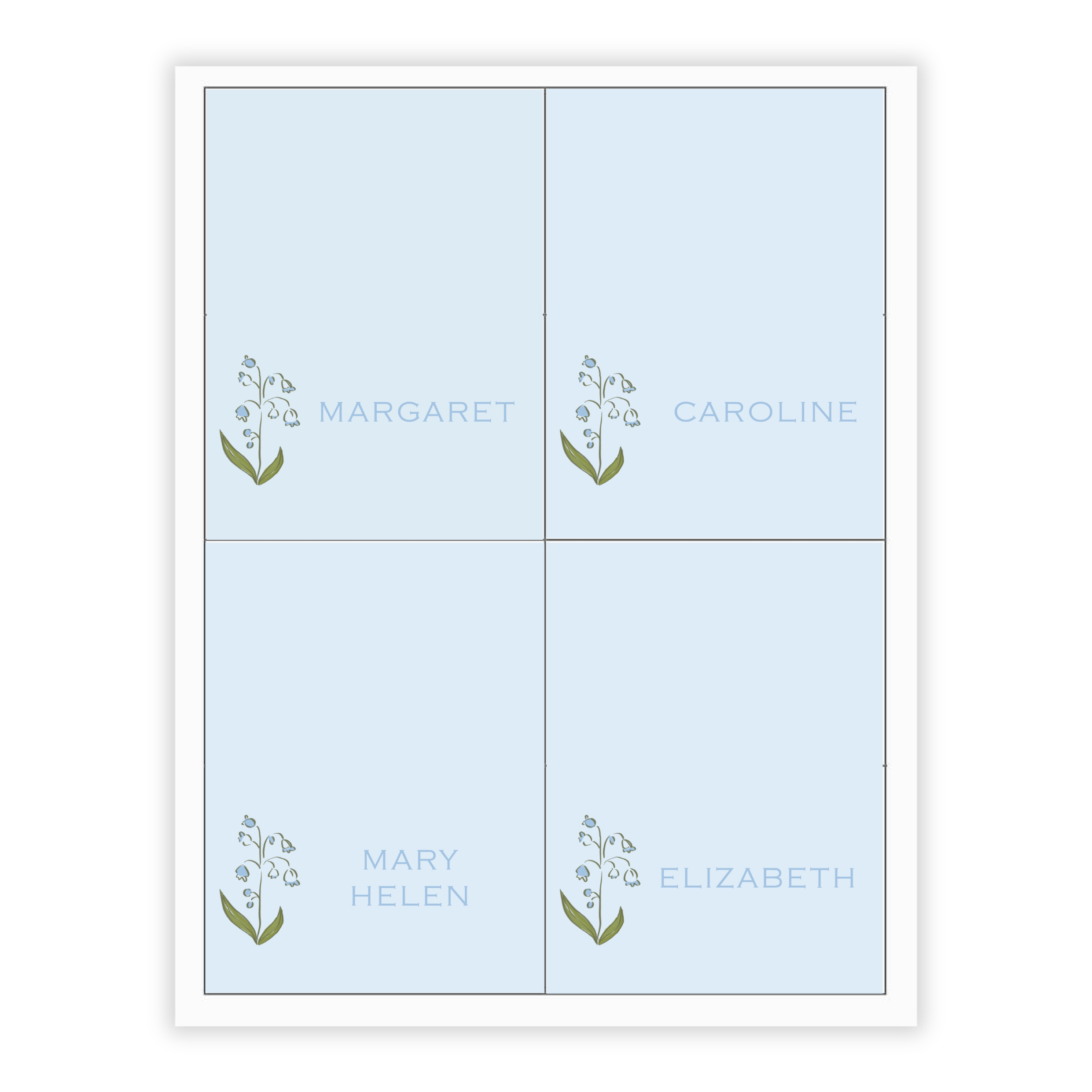 Bluebells Labels / Placecards