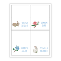Spring Chintz Place Cards / Buffet Labels (Copy)