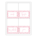 Lingerie Shower Labels / Placecards