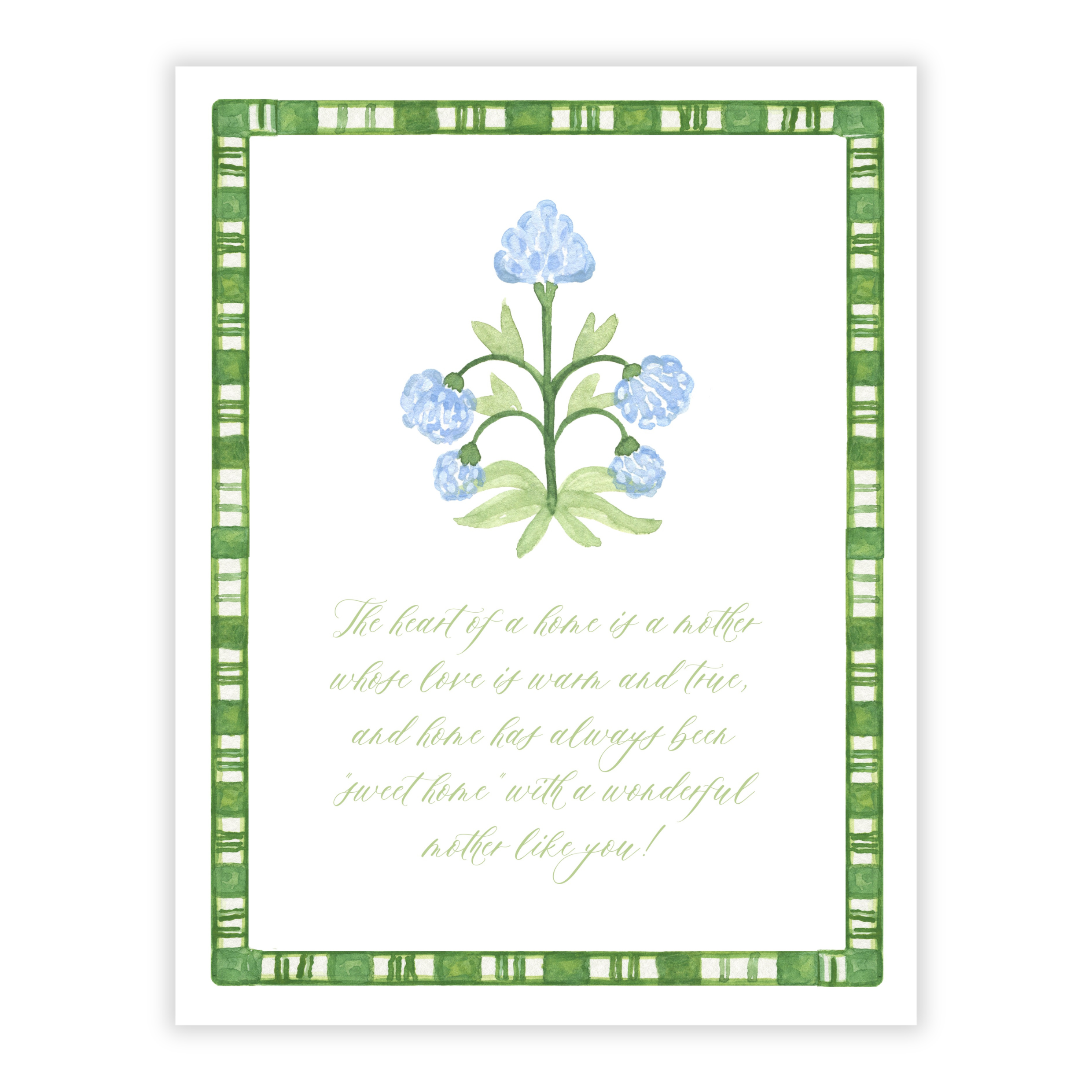 Cornflower Mother's Day Poem