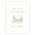 Bunny Tea Party Sign