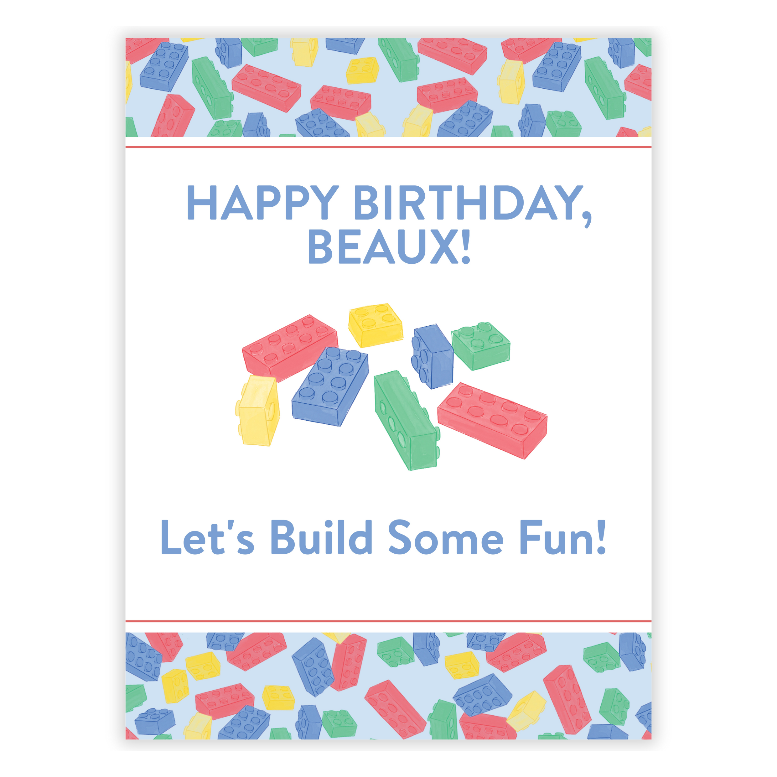 Lego Party Sign