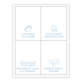 Choose Your Team Tailgate Buffet Labels / Placecards