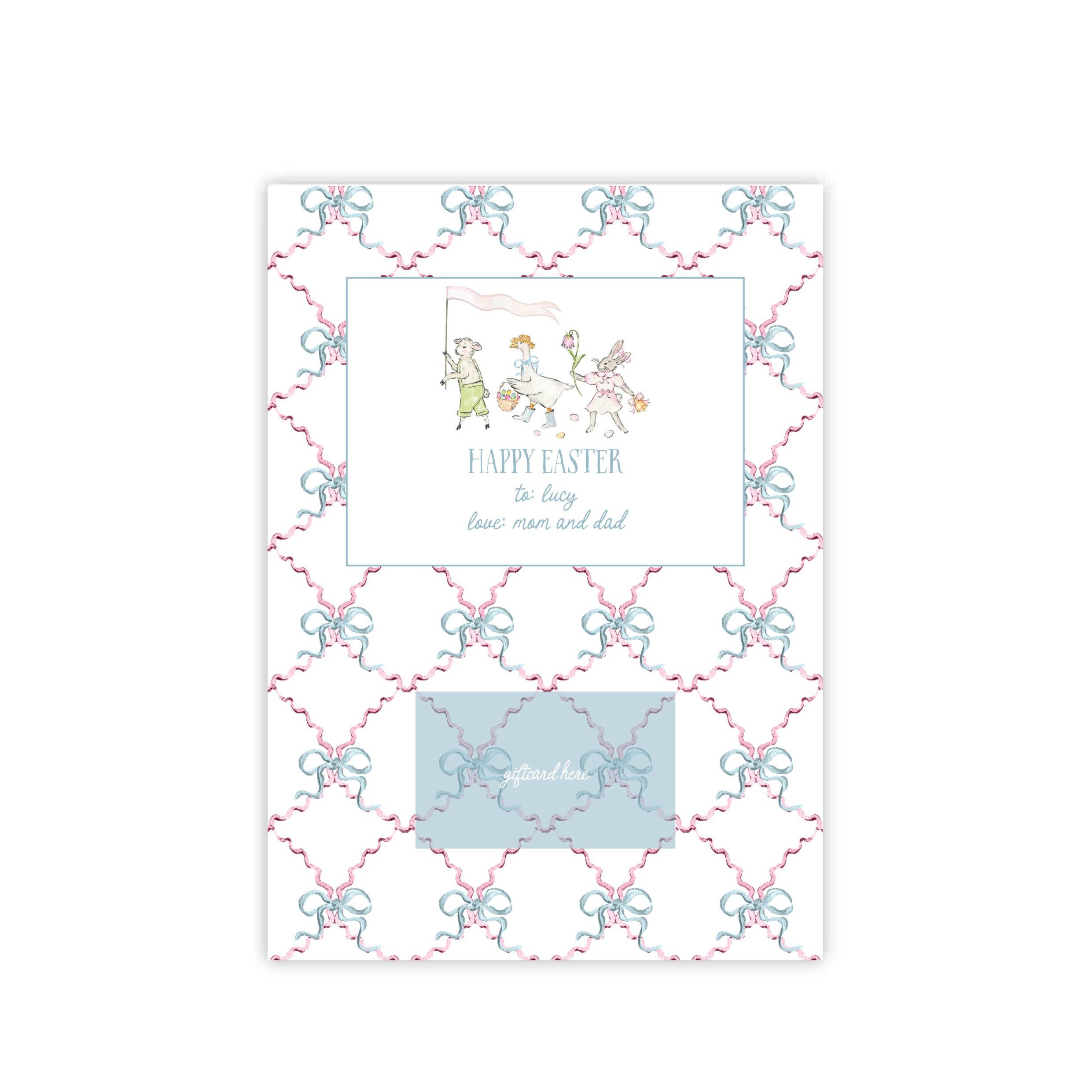 Easter Parade Giftcard Holder