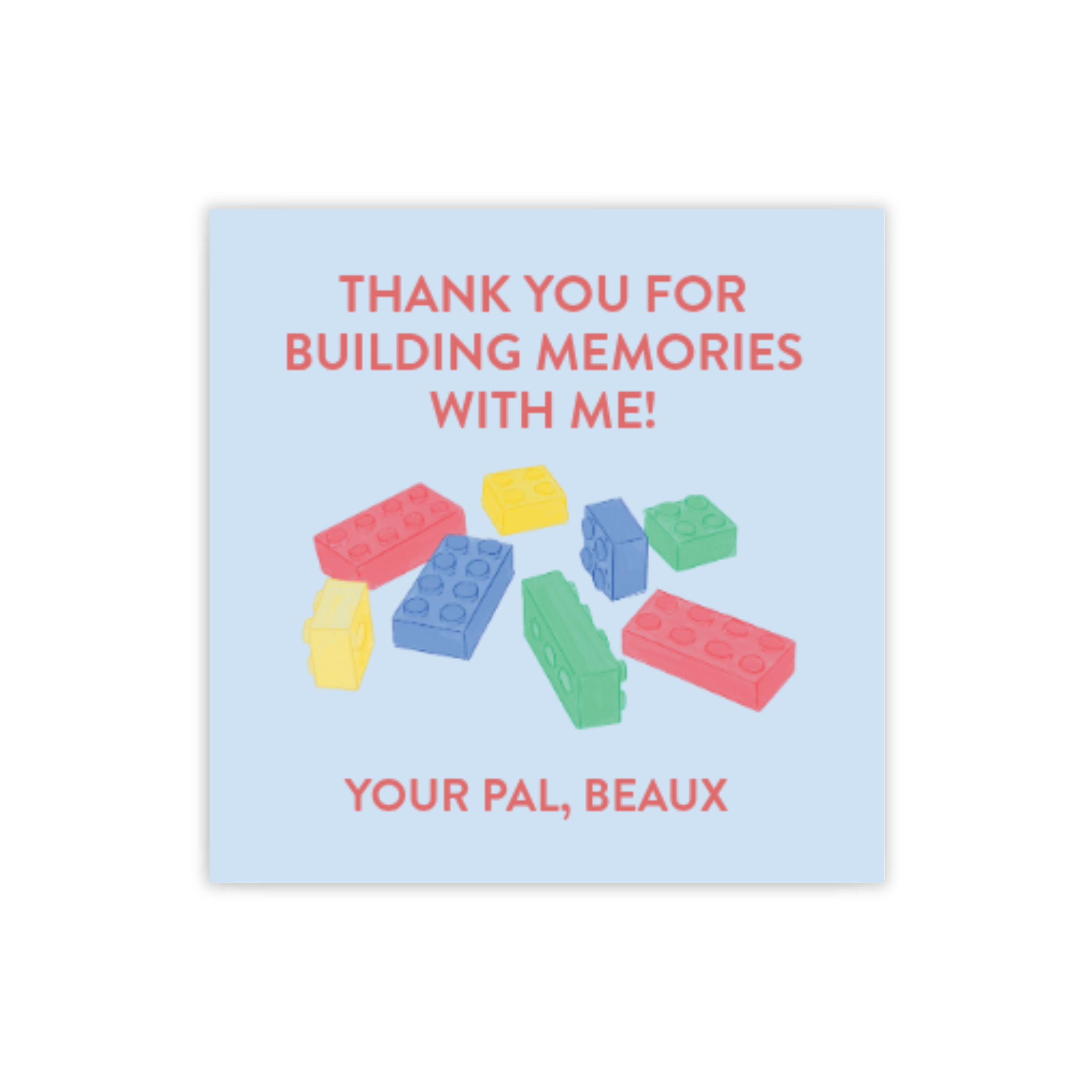 Lego Gift Tags / Stickers