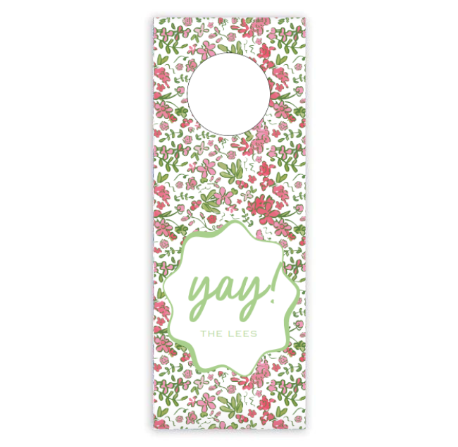 Secret Garden Wine Tag
