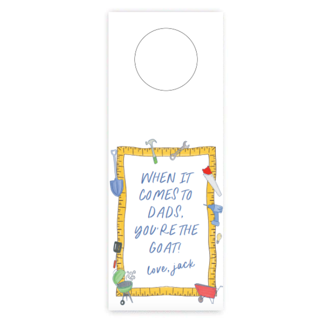 Dad Stuff Wine Tag