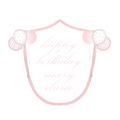 Classic Pink Party Hanger Sign