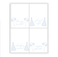 Classic Blue Party Placecards