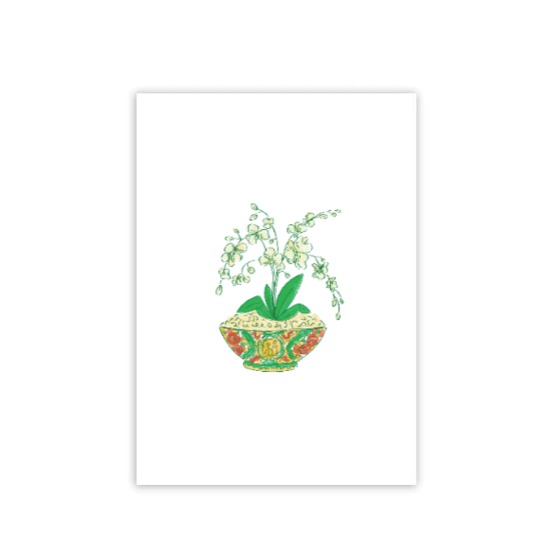 Rose Medallion Folded Card