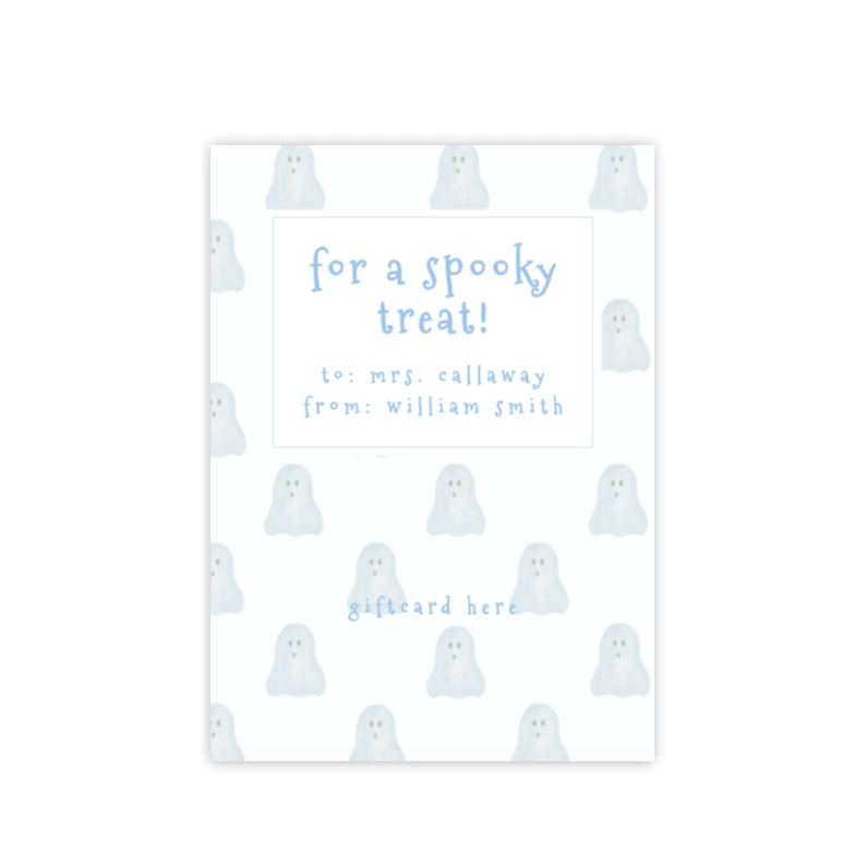 Boy Ghost Giftcard Holder