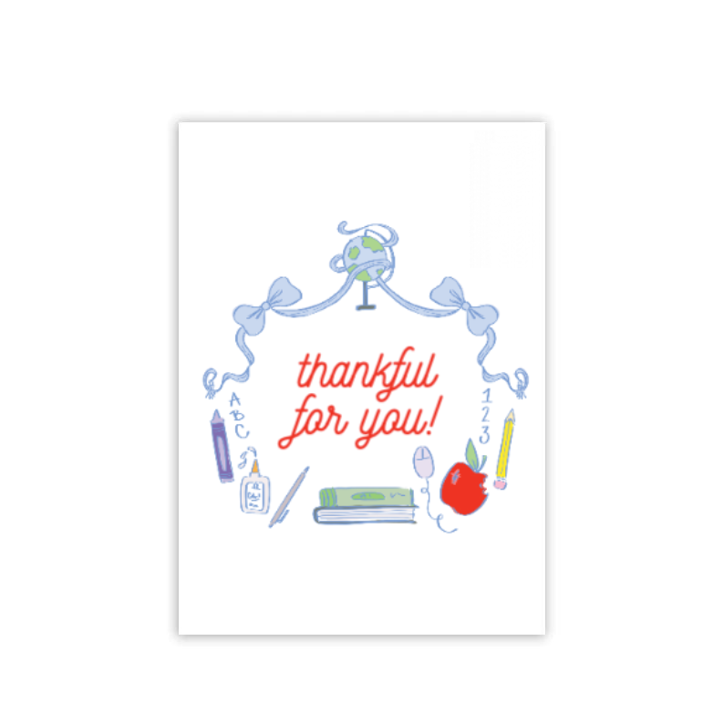 Teacher Folded Card