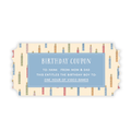 Birthday Candle Coupon / Ticket