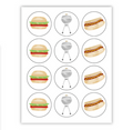 BBQ Cupcake Toppers