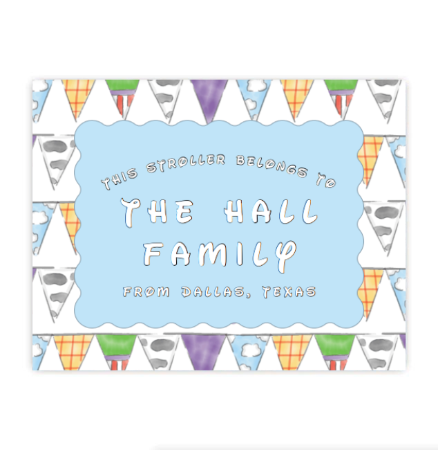 Toy Pals Stroller Tag