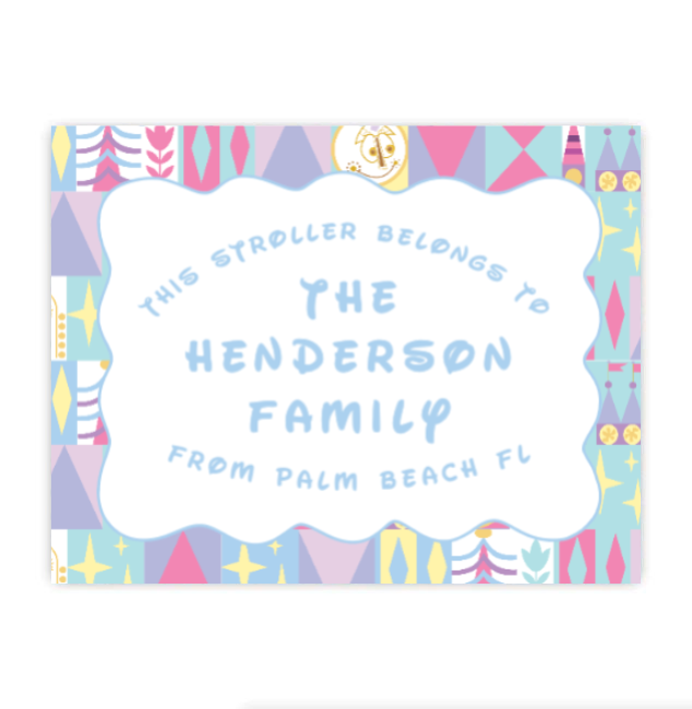 Fantasy Stroller Tag