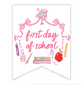 Pastel School Crest Sign