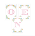 Pink Pumpkin Patch Birthday Banner