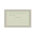 Pink Meets Green Recipe Card