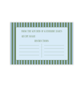 Green Meets Blue Recipe Card