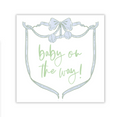 Blue/Grey Baby Announcement Sign