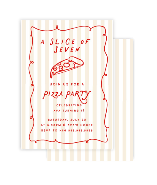 Pizza Night Invitation