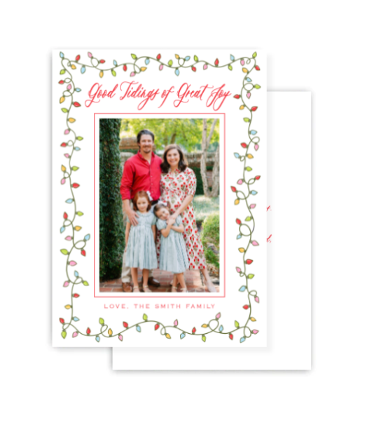 Playful Lights Christmas Card
