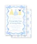 Blue Princess Invitation
