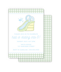 Blue WATERSLIDE Invitation