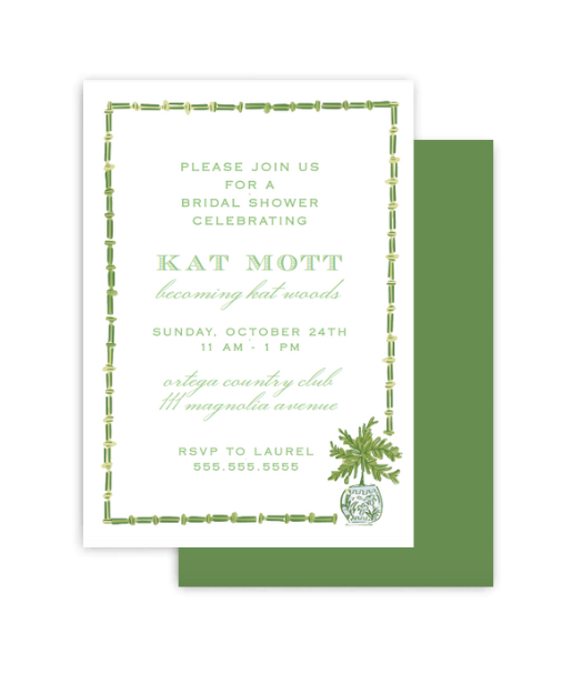 Potted Plant Invitation
