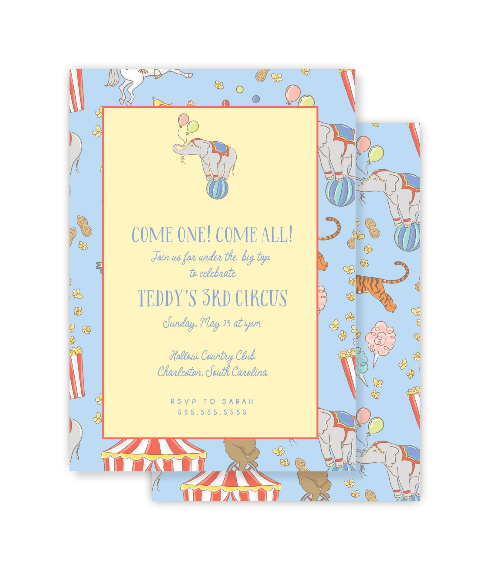 Circus Invitation