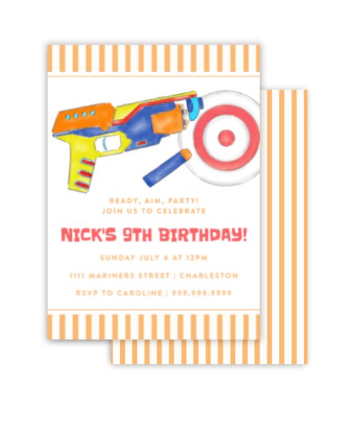 Nerf Invitation