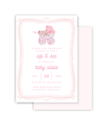 Pink Sip & See Invitation