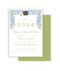 Hydrangea Graduation Announcement