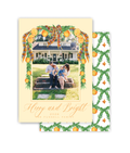 Citrus Garland Christmas Card