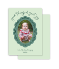 Whimsy Olive Christmas Card