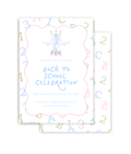 Pastel Learning Fun Party Invitation