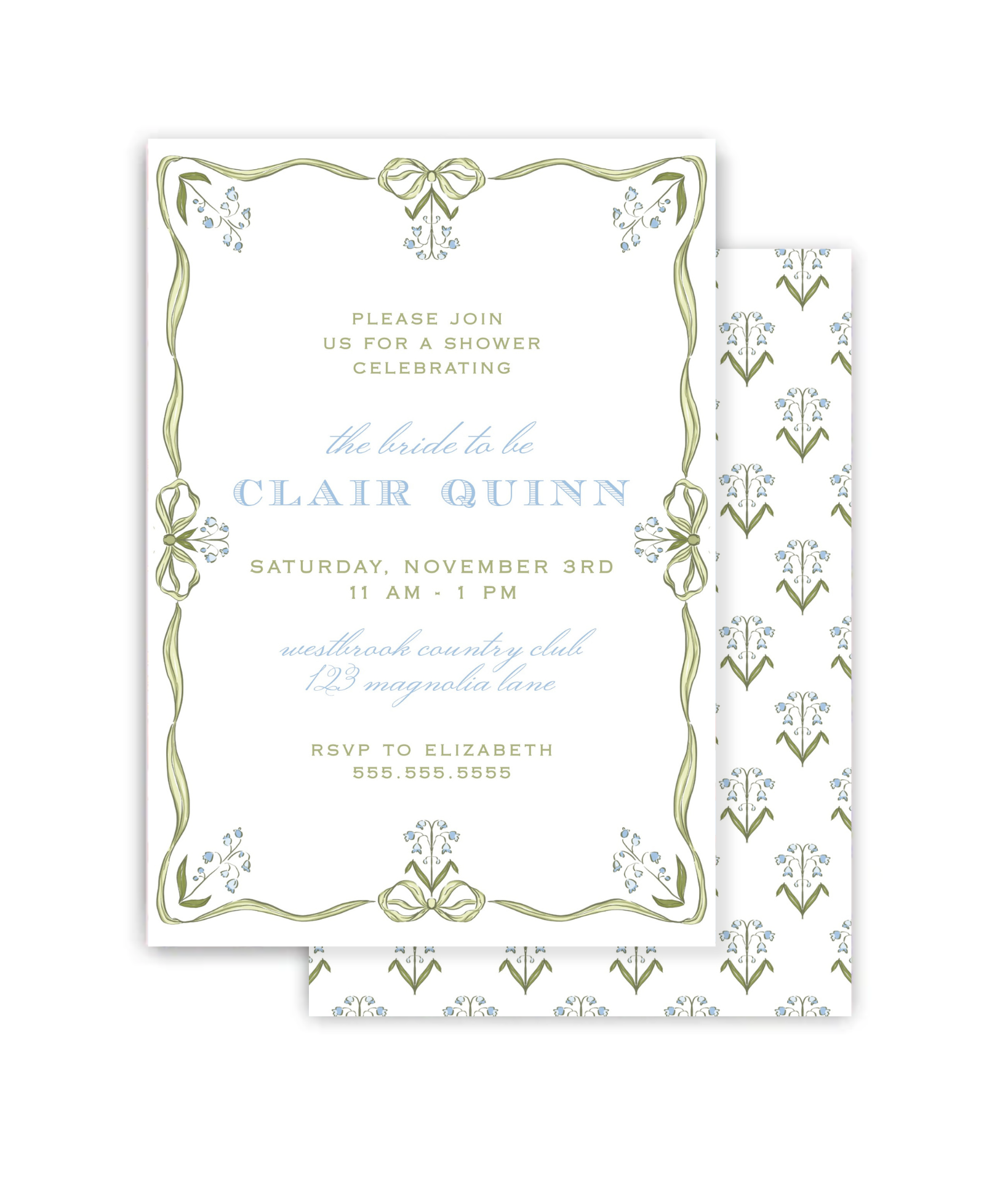 Bluebells Invitation