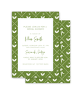Green Garden Invitation