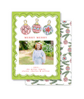 Ornament Whimsy Christmas Card