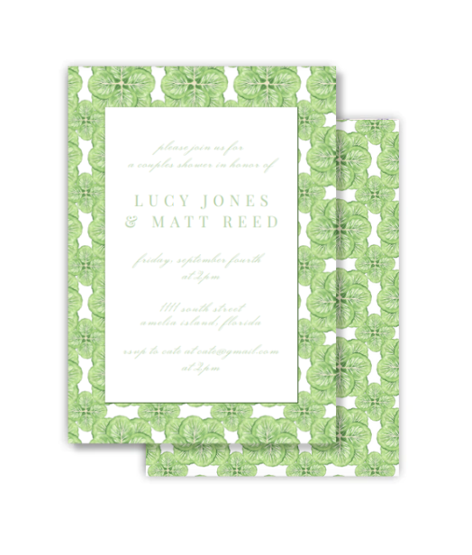 Cabbage Invitation