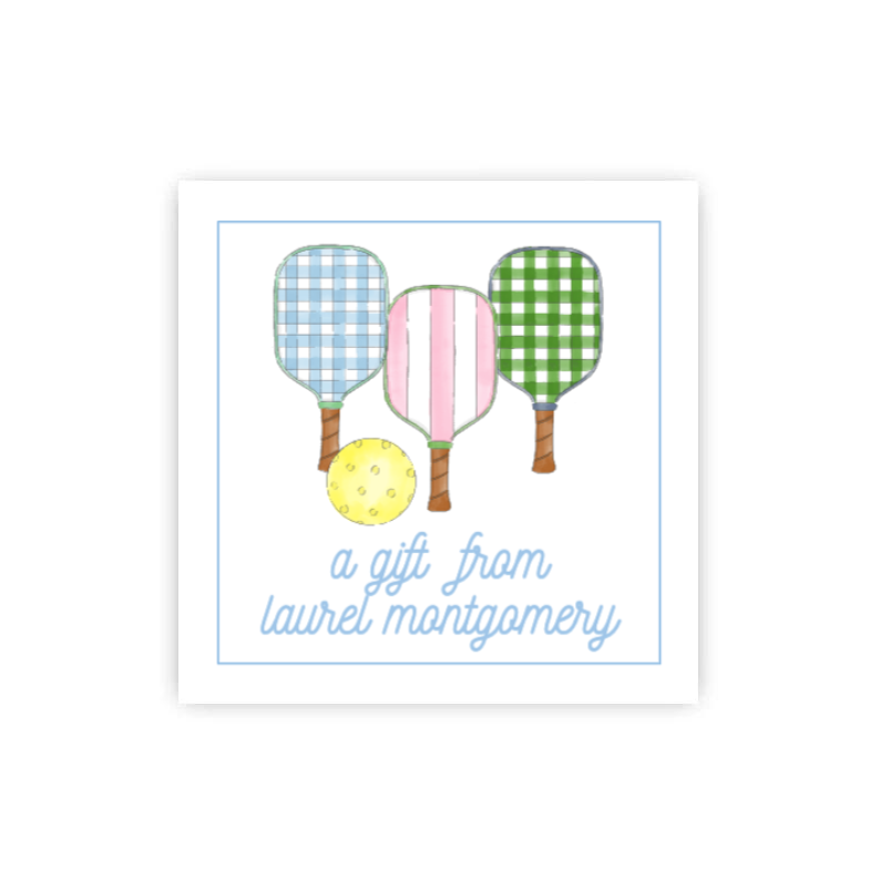 Pickleball Gift Tags / Stickers
