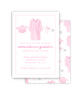 Pink Grad Invitation